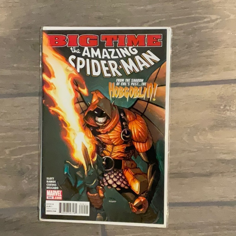 Marvel “Big Time” Hobgoblin spider man comic book. #649